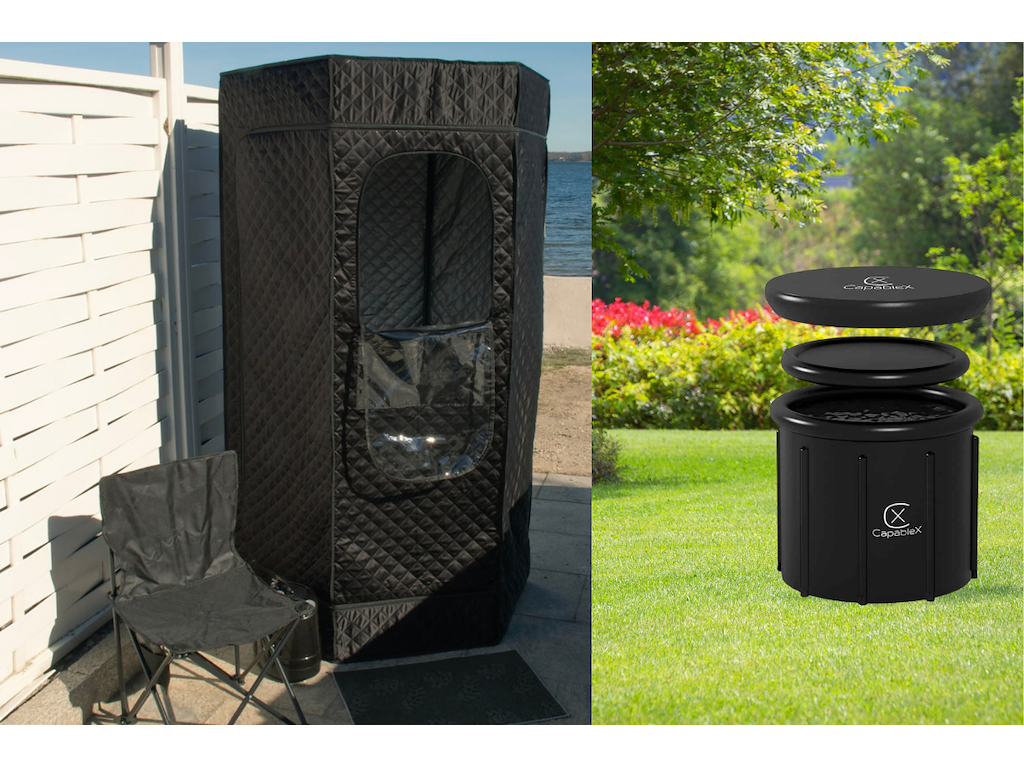 CapableX Steam Sauna Hexagon & Isbad