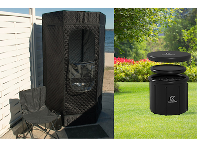 CapableX Steam Sauna Hexagon & Isbad
