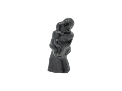 Morsø Skulptur i støbejern 8,5 cm høj med individuelt budskab - En mors kærlighed bor i os - 1 barn