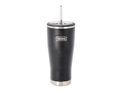 Thermos Termokrus m. sugerør 0,7 L i sort