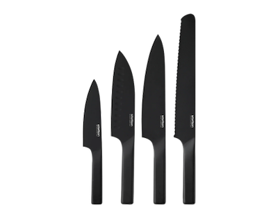 Stelton Pure Black Knivsæt med 4 dele