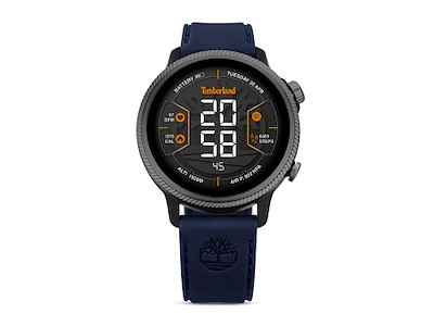 Timberland Trailforce  Smartwatch med GPS med blå læderrem - Ø 48 mm