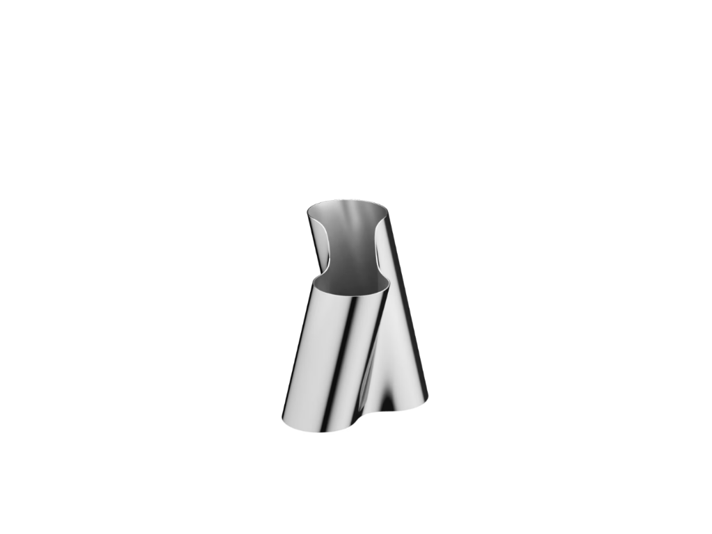 Georg Jensen Littus Vase Medium i rustfrit stål - H 20 cm