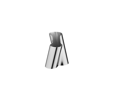 Georg Jensen Littus Vase Medium i rustfrit stål - H 20 cm