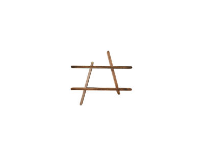Andersen A-Shelf medium, røget eg