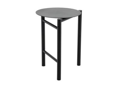 Zone Skammel dia. 33 x 45 cm i black, kan let klappes sammen, Disc