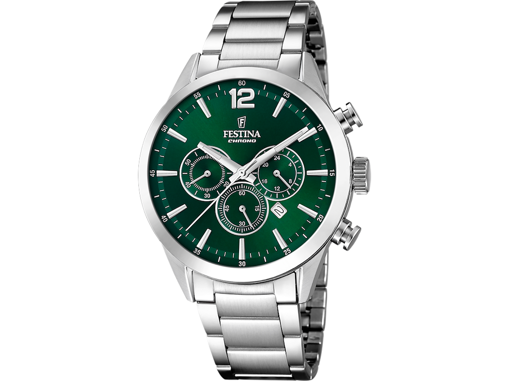 Festina Herreur med chronograph - Grønurskive