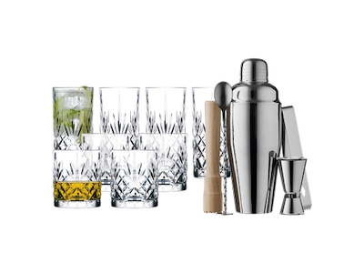 Lyngby Glas Melodia Cocktail m. barsæt