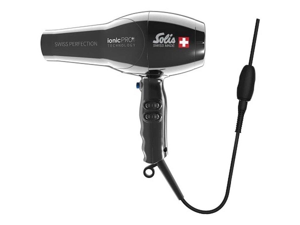 Solis Swiss Perfection 360 graders IonicPro hårtørrer - Sort