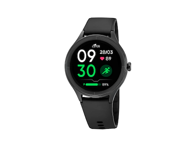 LOTUS Smarttime 2nd Gen med sort urskive og urrem