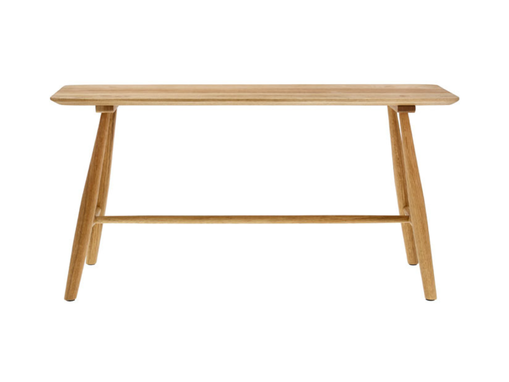 Villa Collection Bænk 90 x 28 x 45 cm i naturolieret FSC certificeret egetræ, Bodo