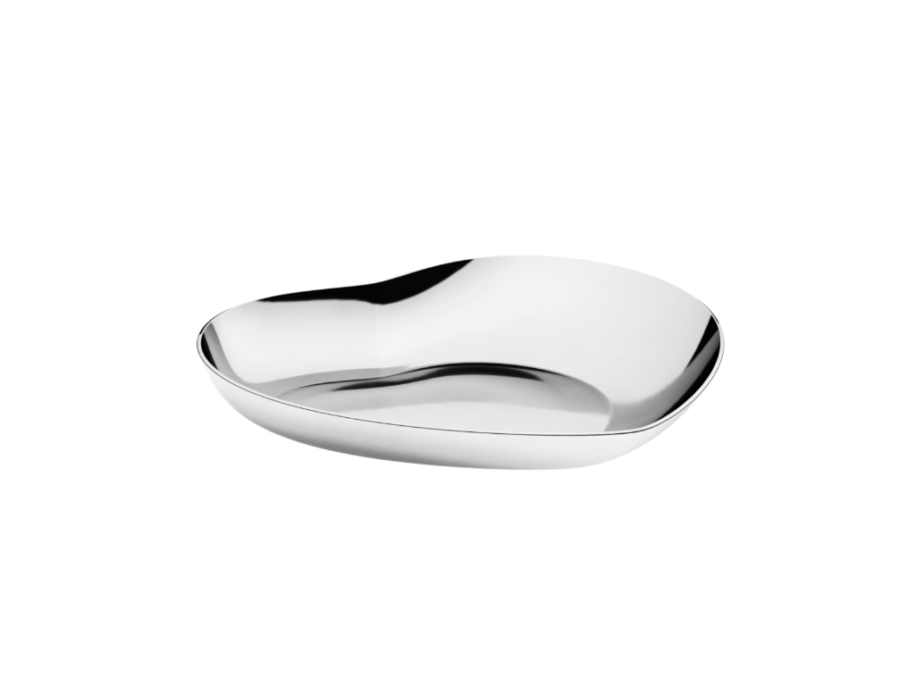 Georg Jensen Heart skål, rustfrit stål, 2x11,7x20 cm