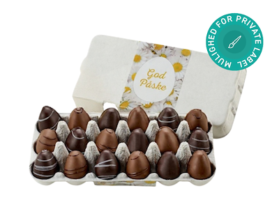 Marcipanæg (18 stk.) i æggebakke, 180g.