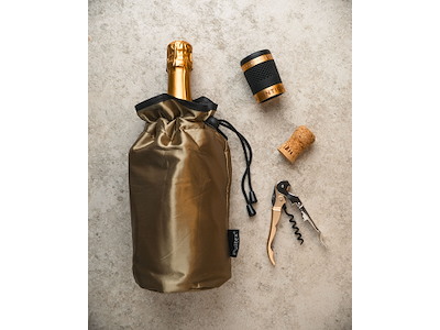 Pulltex AntiOx Champagne stopper, Champagnekøler & Vinåbner Pulltaps Basic 2F champagne - Guld