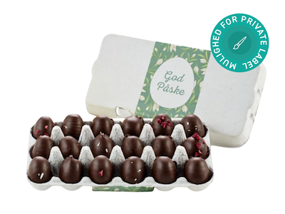 Økologiske marcipanæg (18 stk.) i æggebakke, 180g.