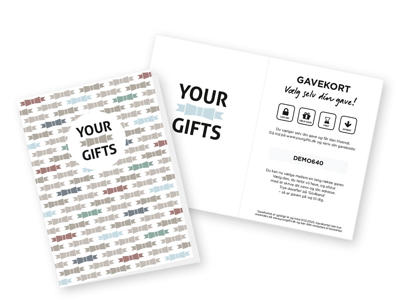 YourGifts 640 kr. Gavekort