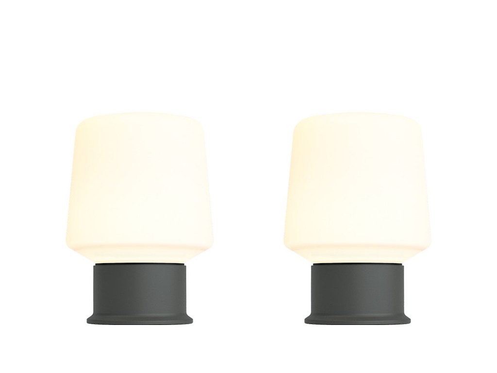 SACKit - Lamp intelligent + London 3 Antracit Duo - 2 stk