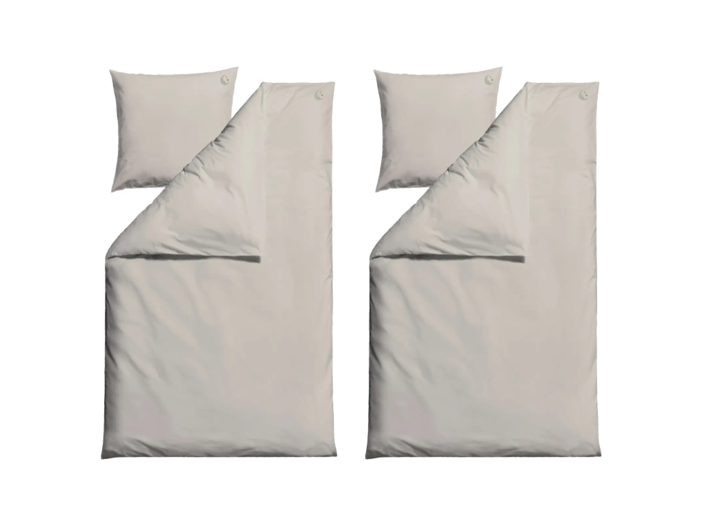 Södahl Bonne Nuit Sengetøj, 2 sæt 140 x 220 cm i beige, 100% økologisk bomuld