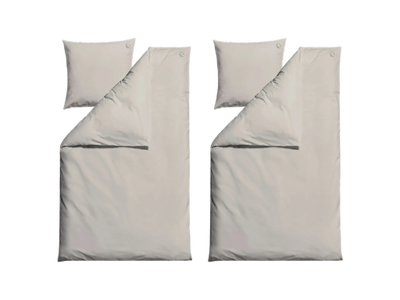 Södahl Bonne Nuit Sengetøj, 2 sæt 140 x 220 cm i beige, 100% økologisk bomuld