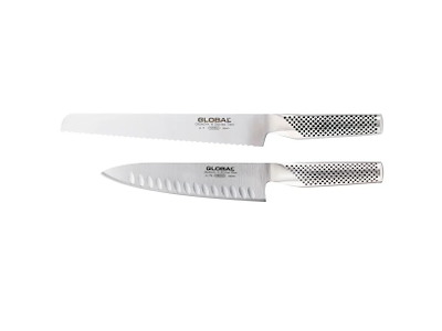 Global Santoku kniv 18 cm & Grønsagskniv 14 cm