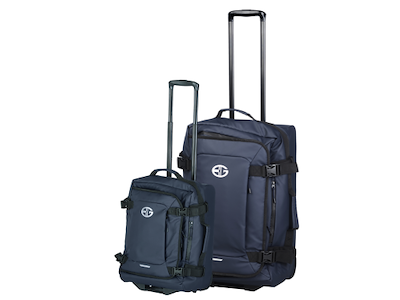 Bon Gout Small & Large duffelbag i polyrattan - Navy
