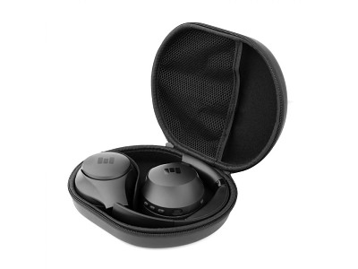 MiiBuds Moove 55 Silence trådløse høretelefoner, rejseetui & bordstander - Black