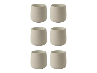 Stelton Emma kopper 6 stk. 22 cl & Emma stempelkande sand