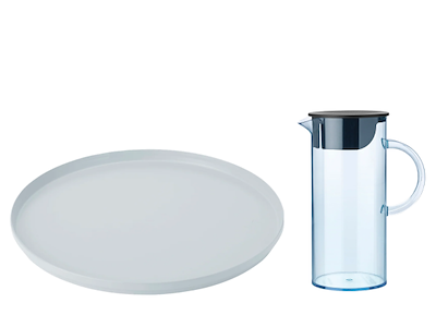 Stelton Emma EM77 Kande m. låg samt EM Bakkesæt - Blå