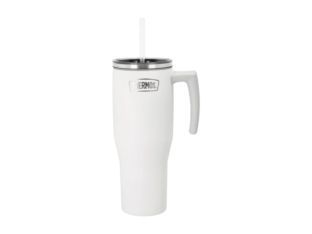 Thermos Termokrus m. hank 1,1 L i mat hvid