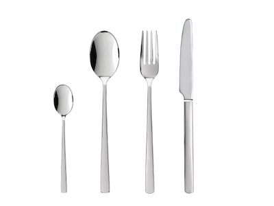Gense Bestiksæt Essentials Pure 24 dele Blankt stål