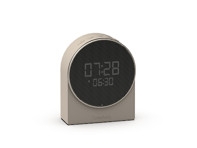 Ivy Vækkeur med Bluetooth højttaler - Ivory Sand