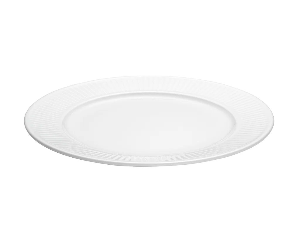 Pillivuyt Plissé tallerken 26 cm - 4 stk.