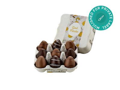 Marcipanæg (9 stk.) i æggebakke, 90g.