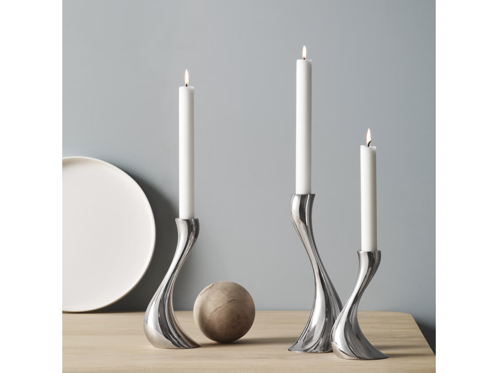 Georg Jensen Cobra Stager 16,20 & 24 cm blank stål