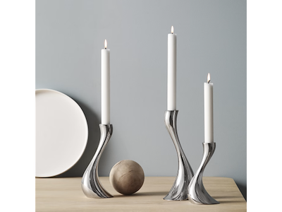 Georg Jensen Cobra Stager 16,20 & 24 cm blank stål