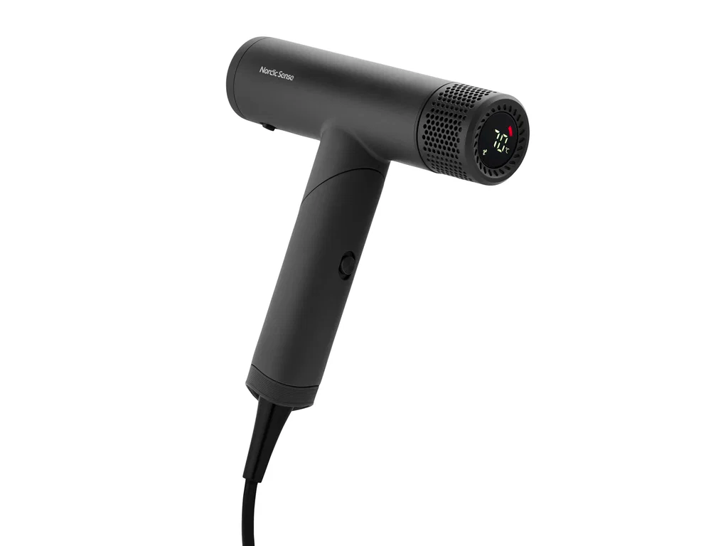 Nordic Sense hårtørrer foldbar 1600 watt, sort