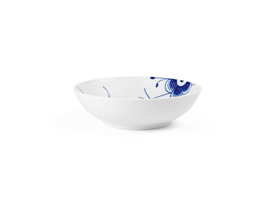 Royal Copenhagen Blå Mega Riflet skål 21 cm