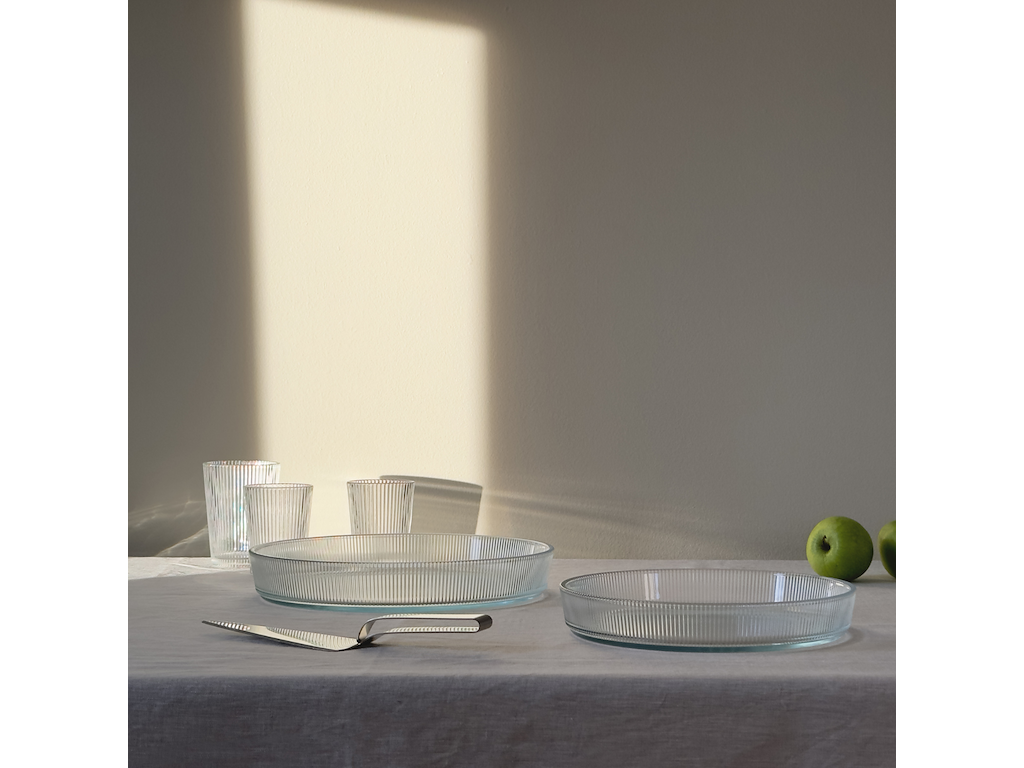 Stelton Pilastro tærtefade Ø24 og Ø28 cm & EM serveringsspade