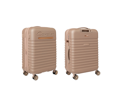 Cavalet Pasadena Light Brown - mellem stor kuffert - 65x46x26-30 cm