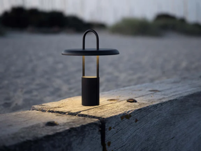 Stelton Pier LED lampe 25 cm - black