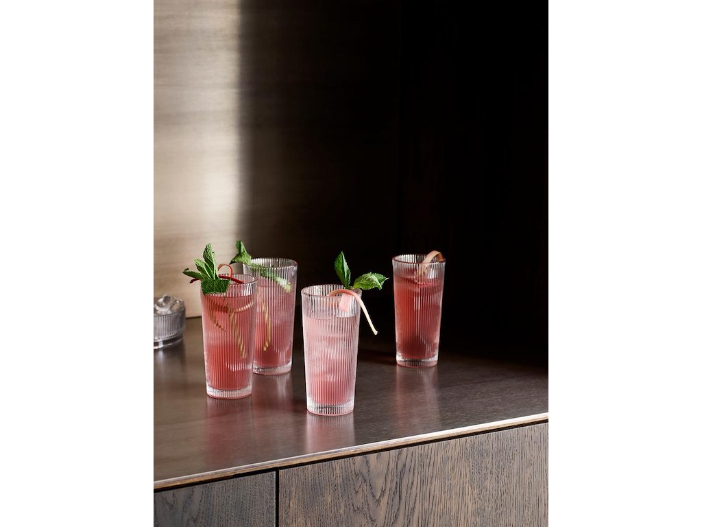 Stelton Pilastro long drikkeglas 0,3 l - 8 stk. - Clear