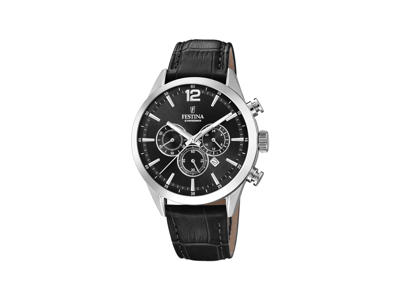 Festina Herreurchronograf med sort rem