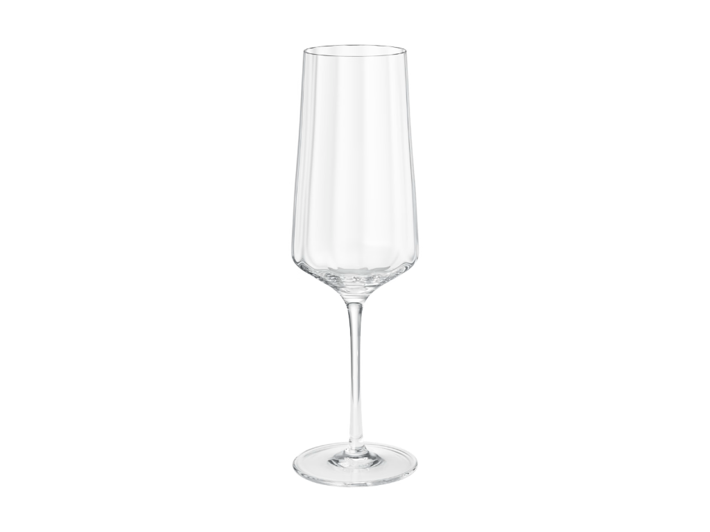 Georg Jensen Bernadotte Champagneglas 27 cl, 6 stk.