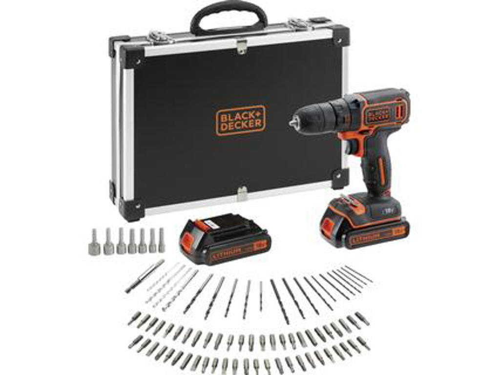 18V BOREMASKINE 2X1,5AH 80 TILB.FL CASE