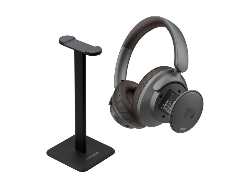 Miiego - Moove 65 Lux - Travel edition samt bordstander - Titanium/Brun