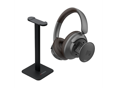 Miiego - Moove 65 Lux - Travel edition samt bordstander - Titanium/Brun