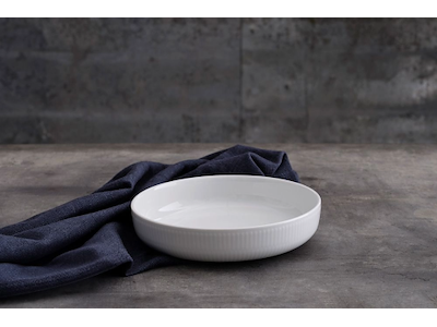 Royal Copenhagen Hvid HalvBlonde - ovnfast fad 18,5 cm