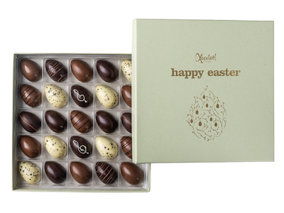 Xocolatl Golden Eggs | 25 stk. Marcipan 215g.