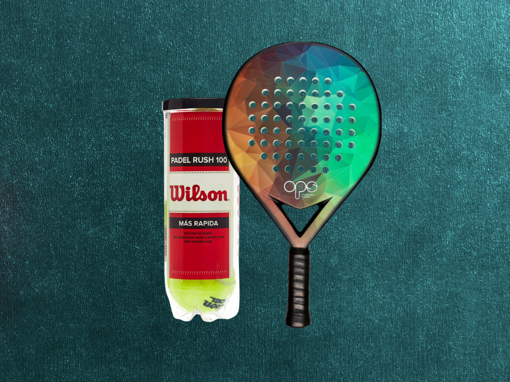 Padelgavepakke Chapter One bat +3 Wilson bolde