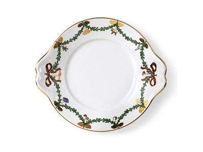 Royal Copenhagen Stjerne Riflet jul, fad 27 cm